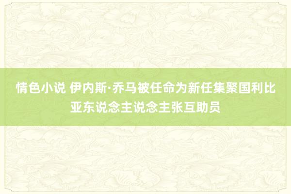 情色小说 伊内斯·乔马被任命为新任集聚国利比亚东说念主说念主张互助员