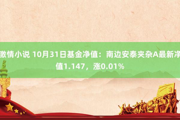 激情小说 10月31日基金净值：南边安泰夹杂A最新净值1.147，涨0.01%