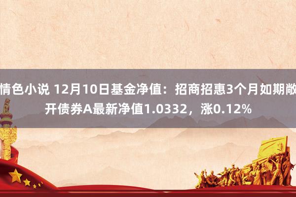 情色小说 12月10日基金净值：招商招惠3个月如期敞开债券A最新净值1.0332，涨0.12%