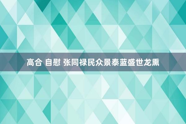 高合 自慰 张同禄民众景泰蓝盛世龙熏