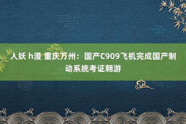 人妖 h漫 重庆万州：国产C909飞机完成国产制动系统考证翱游