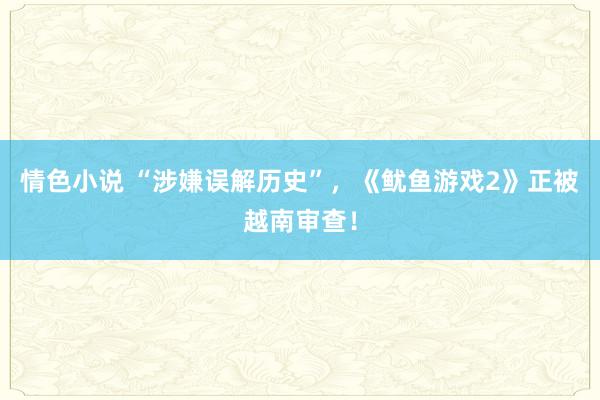 情色小说 “涉嫌误解历史”，《鱿鱼游戏2》正被越南审查！